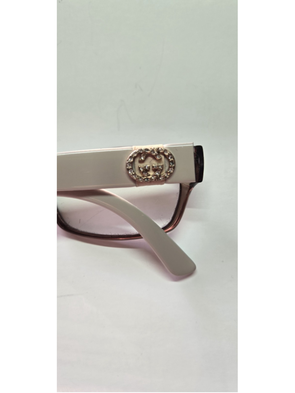 Gucci GG 3773/U Q7O Translucent Brown Beige Eyeglasses Frames Made In Italy - Picture 11 of 12